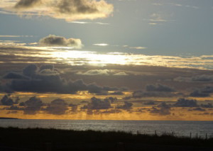 Sonnenuntergang an der See
